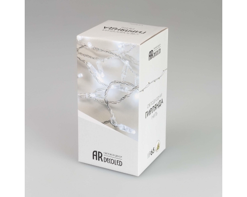 Уличная светодиодная гирлянда Ardecoled нить 230V белый ARD-String-Classic-1000-White-100Led-Pulse White 031647