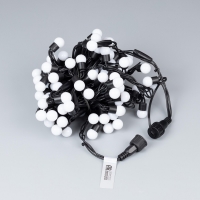 Уличная светодиодная гирлянда Ardecoled шарики 230V белый ARD-Ball-Classic-D17.5-20000-Black-200Led White 025590