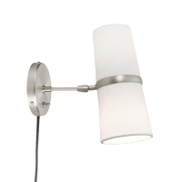 Серебряное бра “Флемиш” с проводом JJ11116-2WC