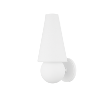 Бра “Дрю” с конусным плафоном LH Mirror Home E14 5W LSC430325XNP белое