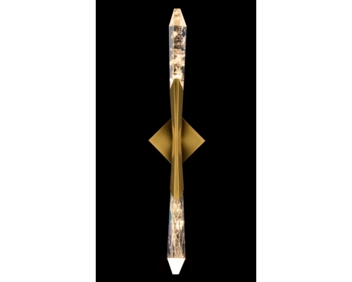 Настенный светильник (Бра) Fluorite Unico FL1167-2W латунь