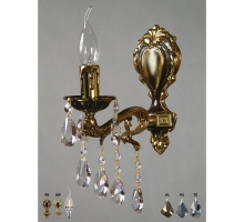 Бра Ambiente Leon 2128/1 PB Tear Drop