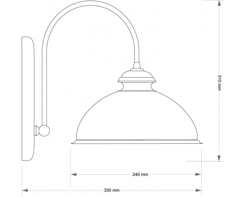 Бра Kutek LIDO LID-K-1(P)GR