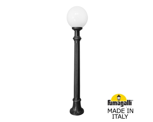Садовый светильник-столбик Fumagalli GLOBE 250 черный, бежевый G25.163.000.AYF1R