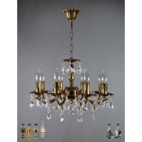 Люстра Ambiente Benisa 2226/8 PB New Leaf