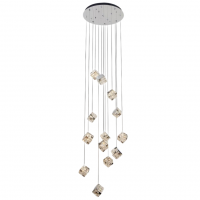 Люстра подвесная Fluorite Elegance FL1148-13N хром