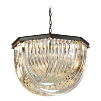 Люстра MAK-interior Demille 25W E14 WTL2127-600BK-CL