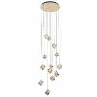 Люстра подвесная Fluorite Elegance FL1106-13N золото