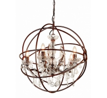 Люстра MAK-interior Foucault's 25W E14 WTL2124-6BK-CL