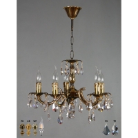 Люстра Ambiente Benisa 2226/5 PB Tear Drop