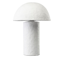 Лампа настольная Bergenson Bjorn texture sleek E27 25W D32x42см BB0000728 белая