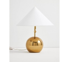 Лампа “Шанталь” с конусным абажуром   LH Mirror Home E14 LTL300325XNP  латунь