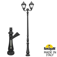 Парковый фонарь Fumagalli SIMON черный, бежевый U33.205.R20.AYH27