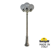 Садовый светильник-столб FUMAGALLI GLOBE 300 бронза, дымчатый G30.156.S30.BZF1R