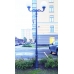 Парковый фонарь FUMAGALLI HOREB ADAM/GLOBE 400 2L черный, бежевый G40.208.M20.AYE27