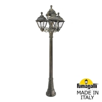 Садовый светильник - столб газонный FUMAGALLI CEFA бронза, прозрачный U23.158.S31.BXF1R