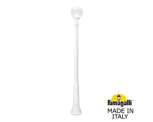 Садово-парковый фонарь Fumagalli GLOBE 250 белый, прозрачный G25.157.000.WXF1R