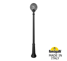 Садовый светильник-столб FUMAGALLI GLOBE 300 черный, дымчатый G30.157.000.AZF1R