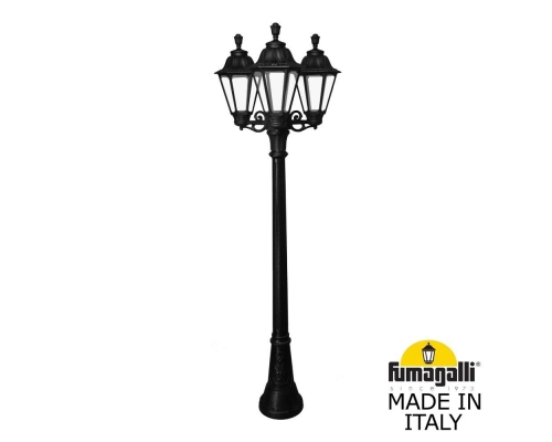 Садовый светильник-столб FUMAGALLI RUT черный, прозрачный E26.158.S30.AXF1R