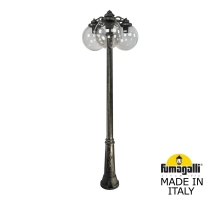 Садовый светильник-столб FUMAGALLI GLOBE 300 бронза, дымчатый G30.157.S30.BZF1RDN