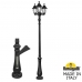 Парковый фонарь FUMAGALLI NEBO BISSO/RUT 3L черный, прозрачный E26.202.S30.AXF1R