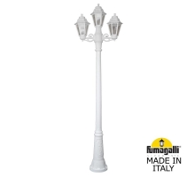Садовый светильник-столб FUMAGALLI ANNA белый, прозрачный E22.156.S21.WXF1R