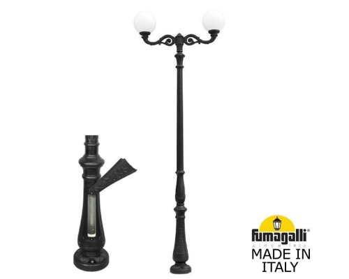 Парковый фонарь FUMAGALLI TABOR ADAM/GLOBE 300 2L G30.205.M20.AYE27