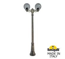 Садово-парковый фонарь Fumagalli GLOBE 250 бронза, дымчатый G25.156.S20.BZF1R
