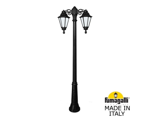 Садовый светильник-столб FUMAGALLI RUT черный, бежевый E26.157.S20.AYF1RDN