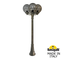 Садовый светильник-столб FUMAGALLI GLOBE 300 бронза, дымчатый G30.158.S30.BZF1R