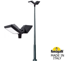 Парковый фонарь  Fumagalli ROSA черный, бежевый 4P2.372.G20.AYF1R