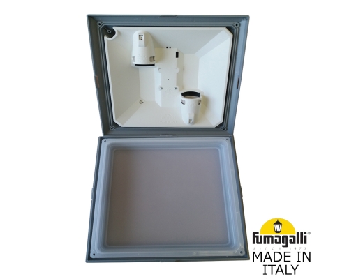 Парковый фонарь  Fumagalli ROSA серый, бежевый 4P2.372.G20.LYF1R