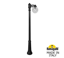 Садово-парковый фонарь Fumagalli GLOBE 250 черный, прозрачный G25.157.S10.AXF1R