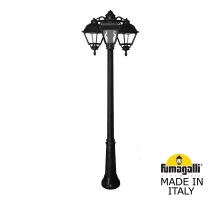 Садовый светильник - столб газонный FUMAGALLI CEFA черный, прозрачный U23.157.S30.AXF1RDN