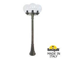 Садовый светильник-столб FUMAGALLI GLOBE 300 бронза, прозрачный G30.158.S30.BXF1R