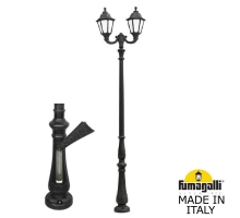 Парковый фонарь Fumagalli NOEMI черный, бежевый E35.205.R20.AYH27