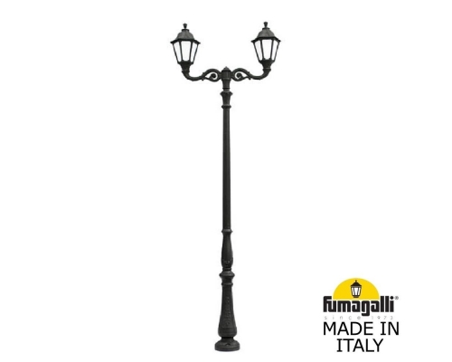 Парковый фонарь Fumagalli NOEMI черный, бежевый E35.205.M20.AYH27