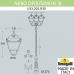 Парковый фонарь Fumagalli SIMON черный, бежевый U33.202.R30.AYH27