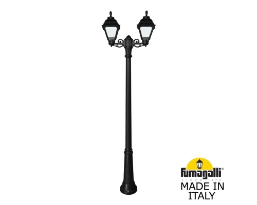 Садовый светильник - столб газонный FUMAGALLI CEFA черный, бежевый U23.157.S20.AYF1R