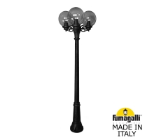 Садово-парковый фонарь Fumagalli GLOBE 250 черный, дымчатый G25.156.S30.AZF1R
