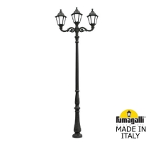 Парковый фонарь Fumagalli NOEMI черный, бежевый E35.205.M21.AYH27