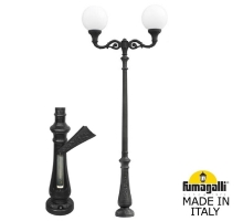 Парковый фонарь FUMAGALLI NEBO ADAM/GLOBE 400 2L черный, бежевый G40.202.M20.AYE27