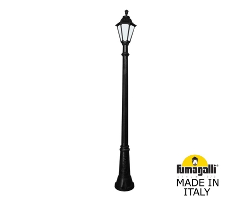 Садовый светильник-столб FUMAGALLI RUT черный, бежевый E26.156.000.AYF1R