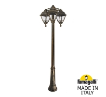 Садовый светильник - столб газонный FUMAGALLI CEFA бронза, прозрачный U23.157.S30.BXF1RDN