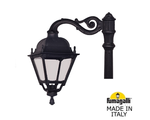 Парковый фонарь Fumagalli SIMON черный, прозрачный U33.205.M10.AXH27