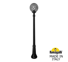 Садовый светильник-столб FUMAGALLI GLOBE 300 черный, дымчатый G30.156.000.AZF1R