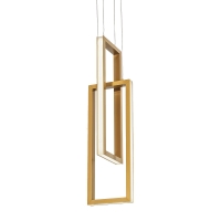 Золотой светодиодный подвес LH Mirror Home Ульрих LHLPN080723XNP