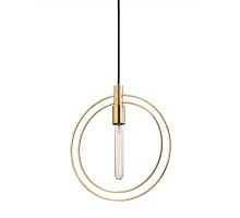 Золотой подвесной светильник “Бекки” JJ11137-1DB