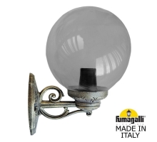 Светильник уличный настенный Fumagalli GLOBE 250 бронза, дымчатый G25.131.000.BZF1R