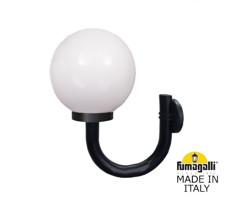 Светильник уличный настенный Fumagalli GLOBE 300 modern черный, бежевый G31.251.000.AYE27